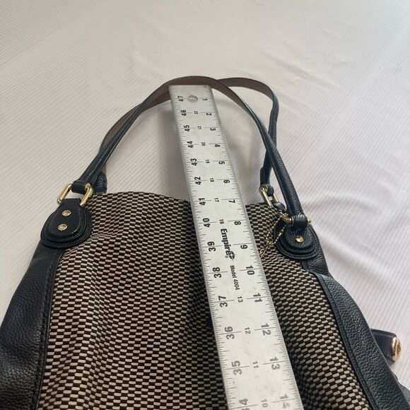 Coach 28895 Edie 31 Legacy Print Black Color Jacquard Leather Shoulder Bag - Picture 6 of 15